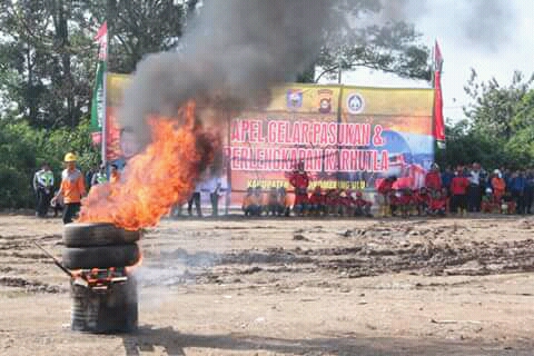 c2 Cegah Karhutlah, Pemkab OKU Gelar Apel Siaga