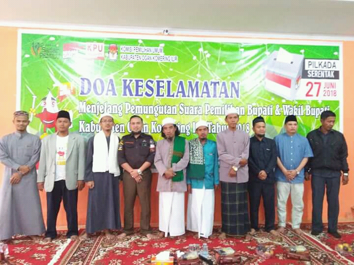 A1 Jelang Pilkada 27 Juni 2018, KPU OKI Gelar Do'a Bersama