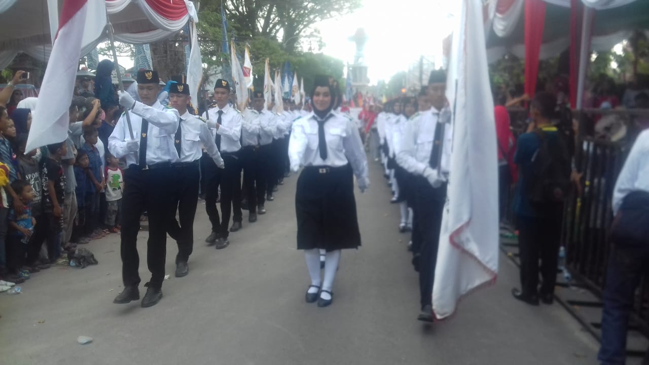 B2 HUT ke-73 RI, Warga Bende Seguguk Tumpah Ruah Sambut Pawai dan Karnaval