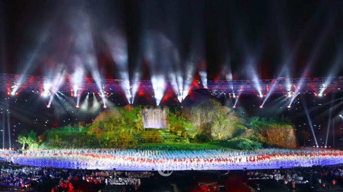 asian-games1 Pembukaan Asian Games 2018 di SUGBK Berlangsung Semarak dan Sukses
