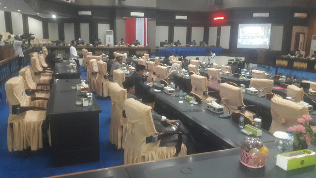 d4 Paripurna Berlangsung Khidmat Dibuka Langsung Ketua DPRD OKI H.M Yusuf Mekki MM