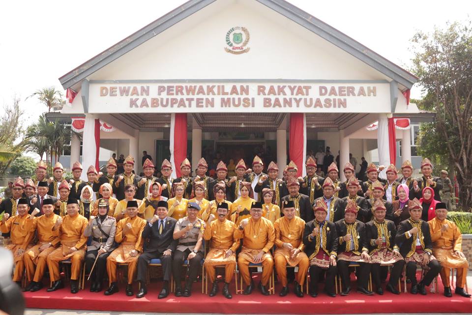 c1 Rapat Paripurna HUT ke- 62 Kabupaten Musi Banyuasin Berlangsung Khidmat