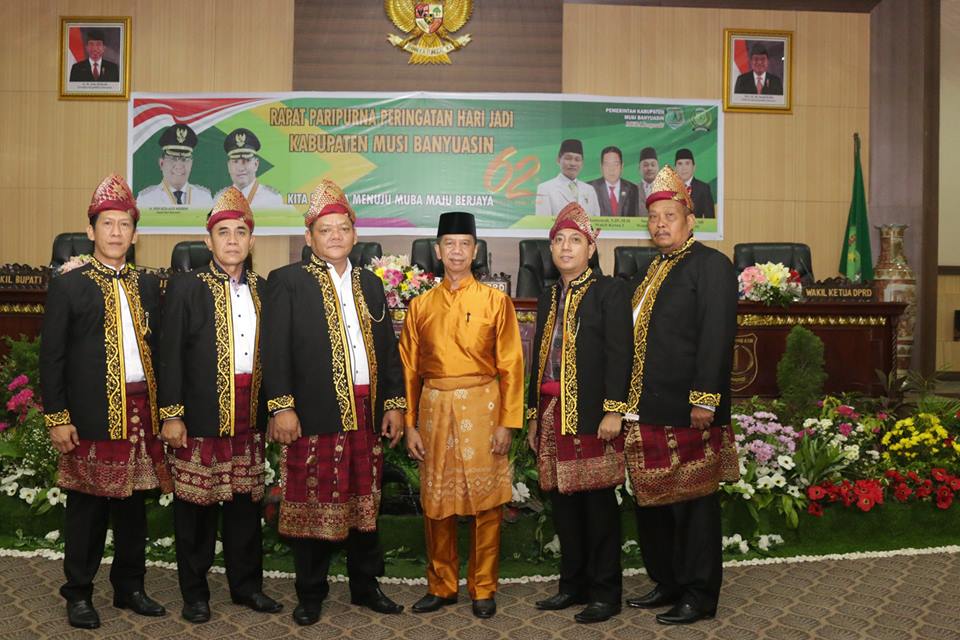 c3 Rapat Paripurna HUT ke- 62 Kabupaten Musi Banyuasin Berlangsung Khidmat