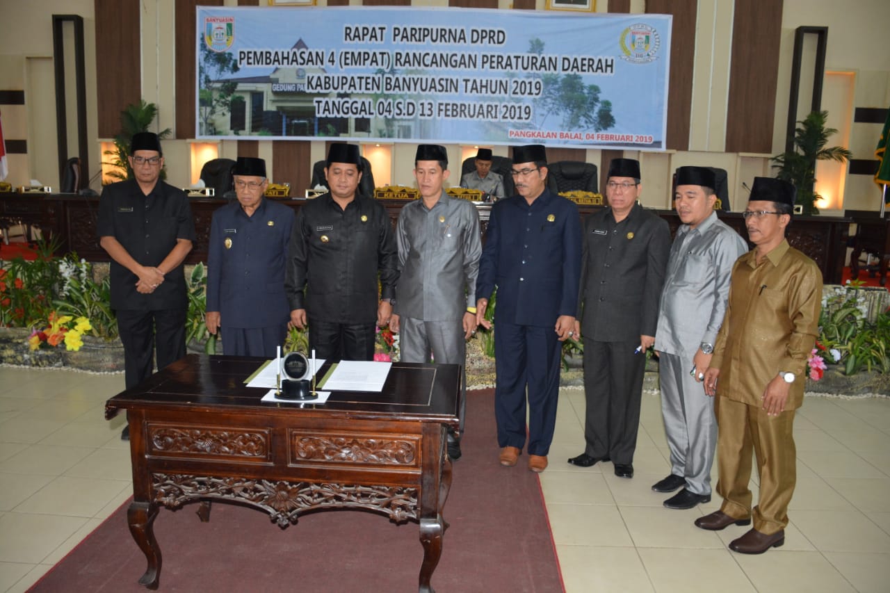 a2 Empat Raperda Usulan Pemkab Banyuasin Disetujui