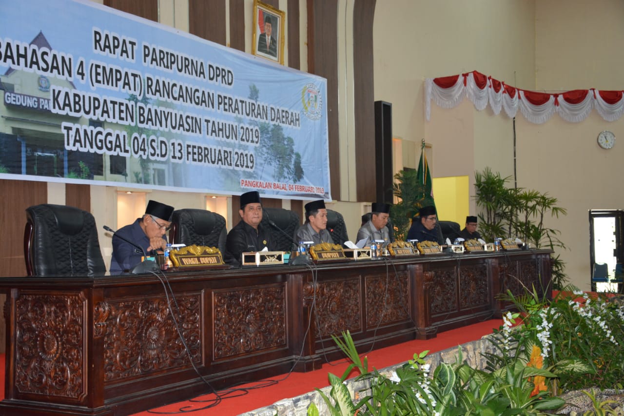 a4 Empat Raperda Usulan Pemkab Banyuasin Disetujui