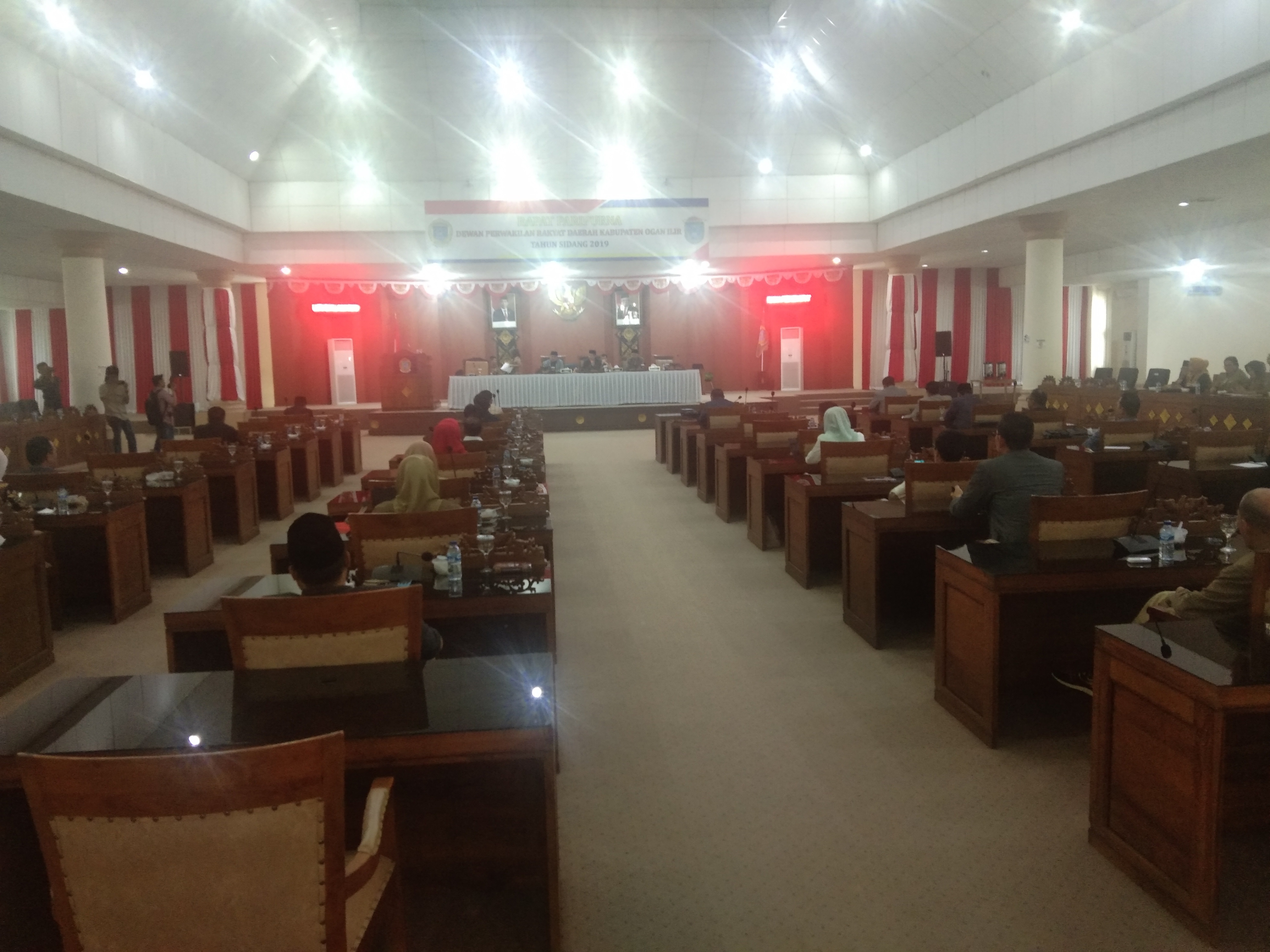 a7 Rapat Paripurna DPRD OI, Bupati Bacakan Raperda RAPBD Tahun 2020