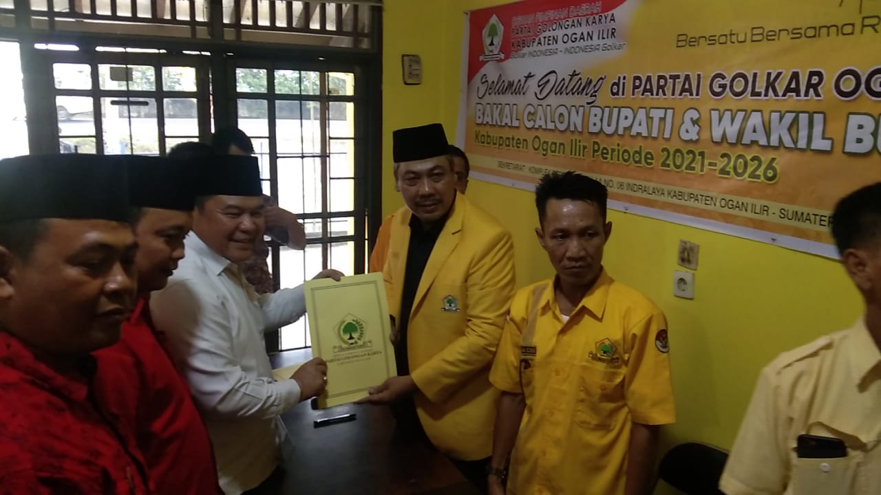 b1-10 Ambil Formulir di Golkar, HM Ilyas Panji Alam: PDIP dan Golkar Bersatu, Kemenangan di Depan Mata