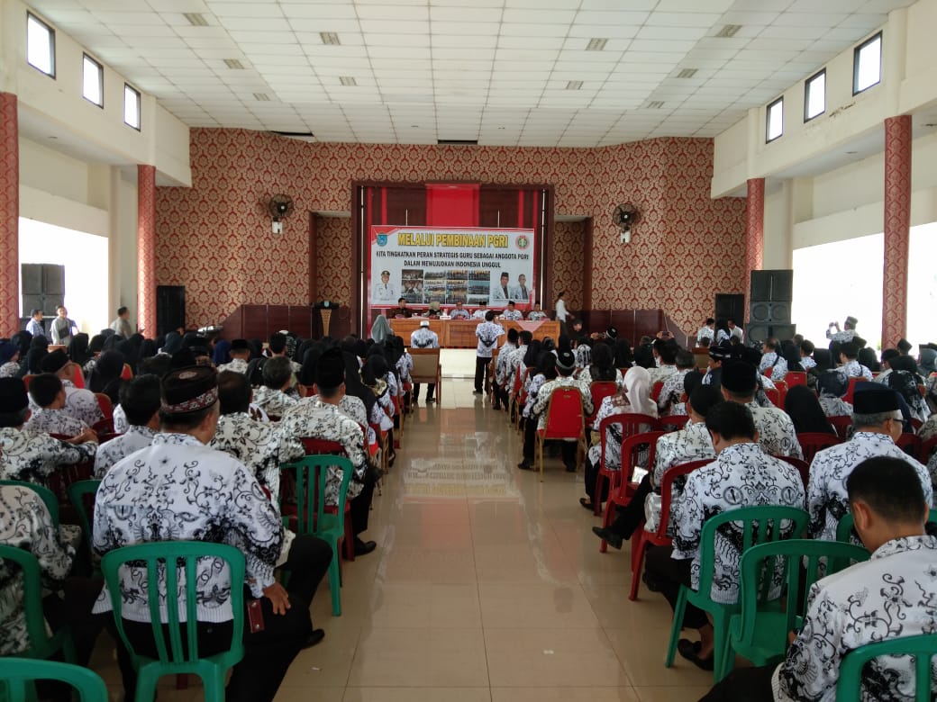 b1-3 Pembinaan PGRI se-Kabupaten Ogan Ilir, Bupati, H.M. Ilyas Panji  Alam: Guru Adalah Pahlawan tanpa Tanda Jasa