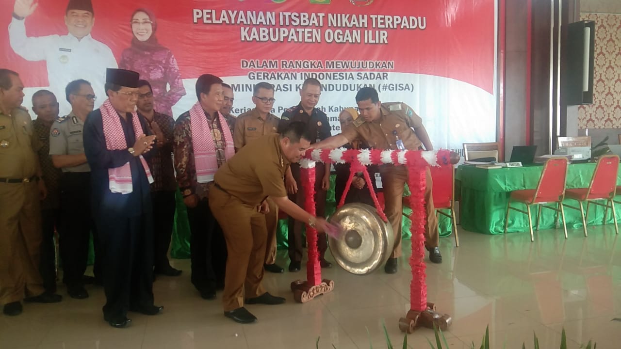 c1 Bupati Apresiasi 535 Pasutri di Ogan Ilir Ikuti Itsbat Nikah