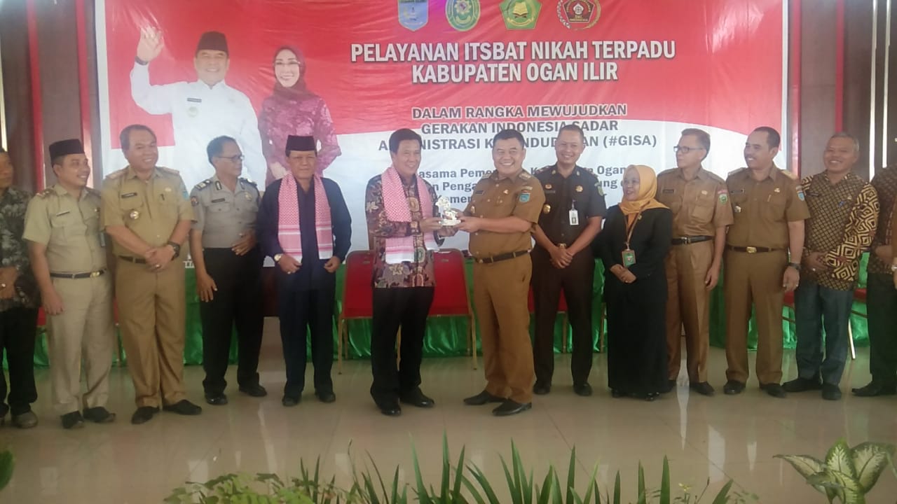 c3 Bupati Apresiasi 535 Pasutri di Ogan Ilir Ikuti Itsbat Nikah