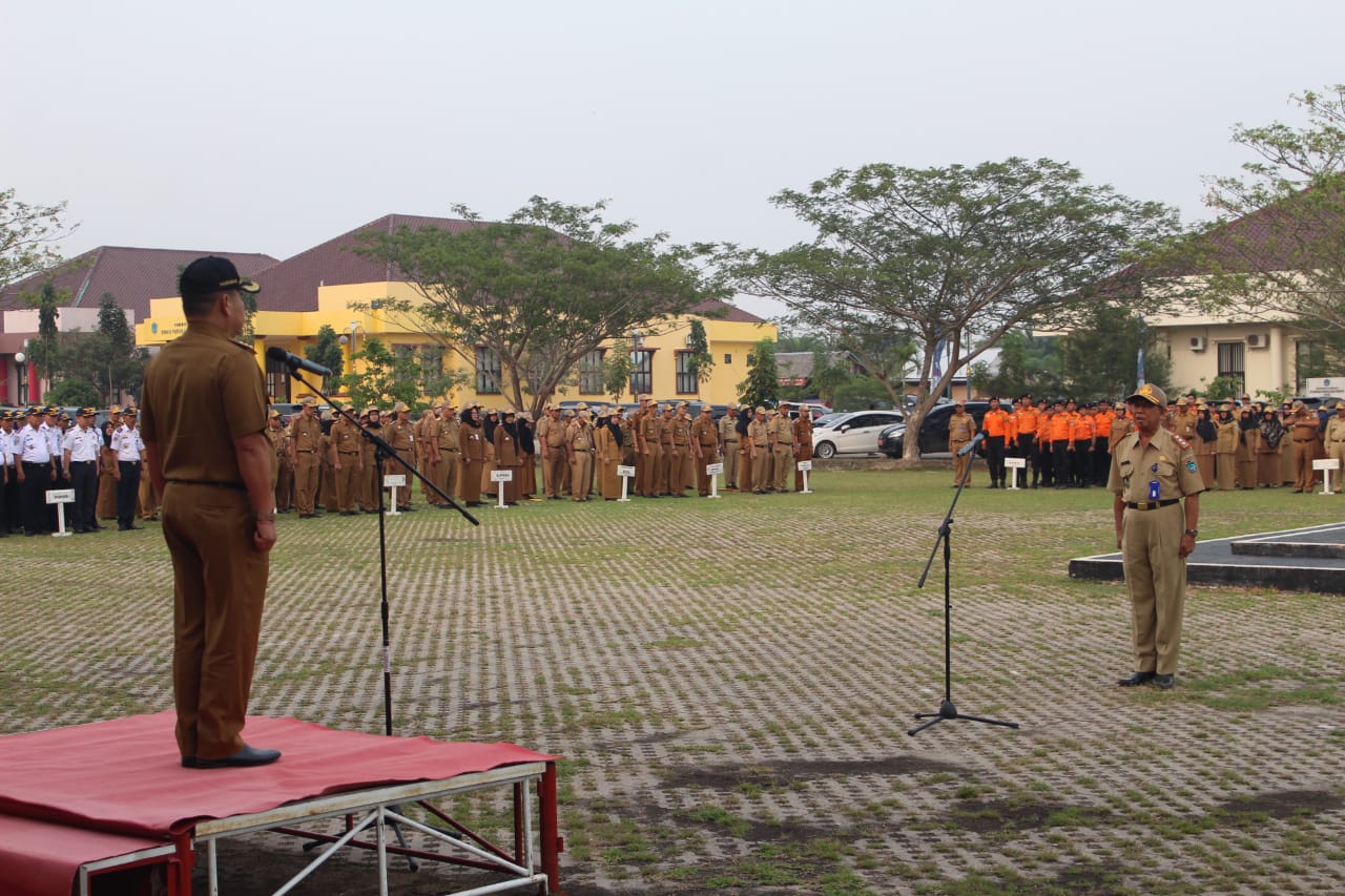 d1 Pimpin Apel, Bupati OI: Musim Penghujan, Tetap Waspada Karhutlah!