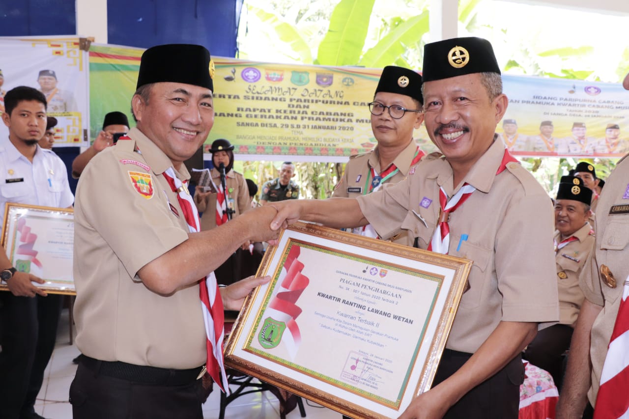 IMG-20200130-WA0049 Ketua Kwarcab Gerakan Pramuka Muba Sampaikan Poin Penting