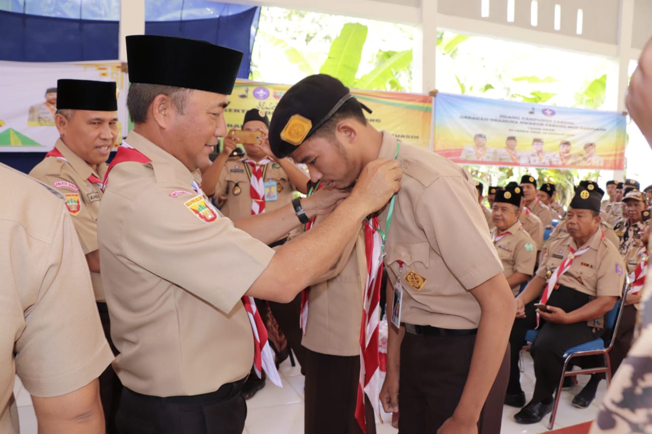 IMG-20200130-WA0050 Ketua Kwarcab Gerakan Pramuka Muba Sampaikan Poin Penting