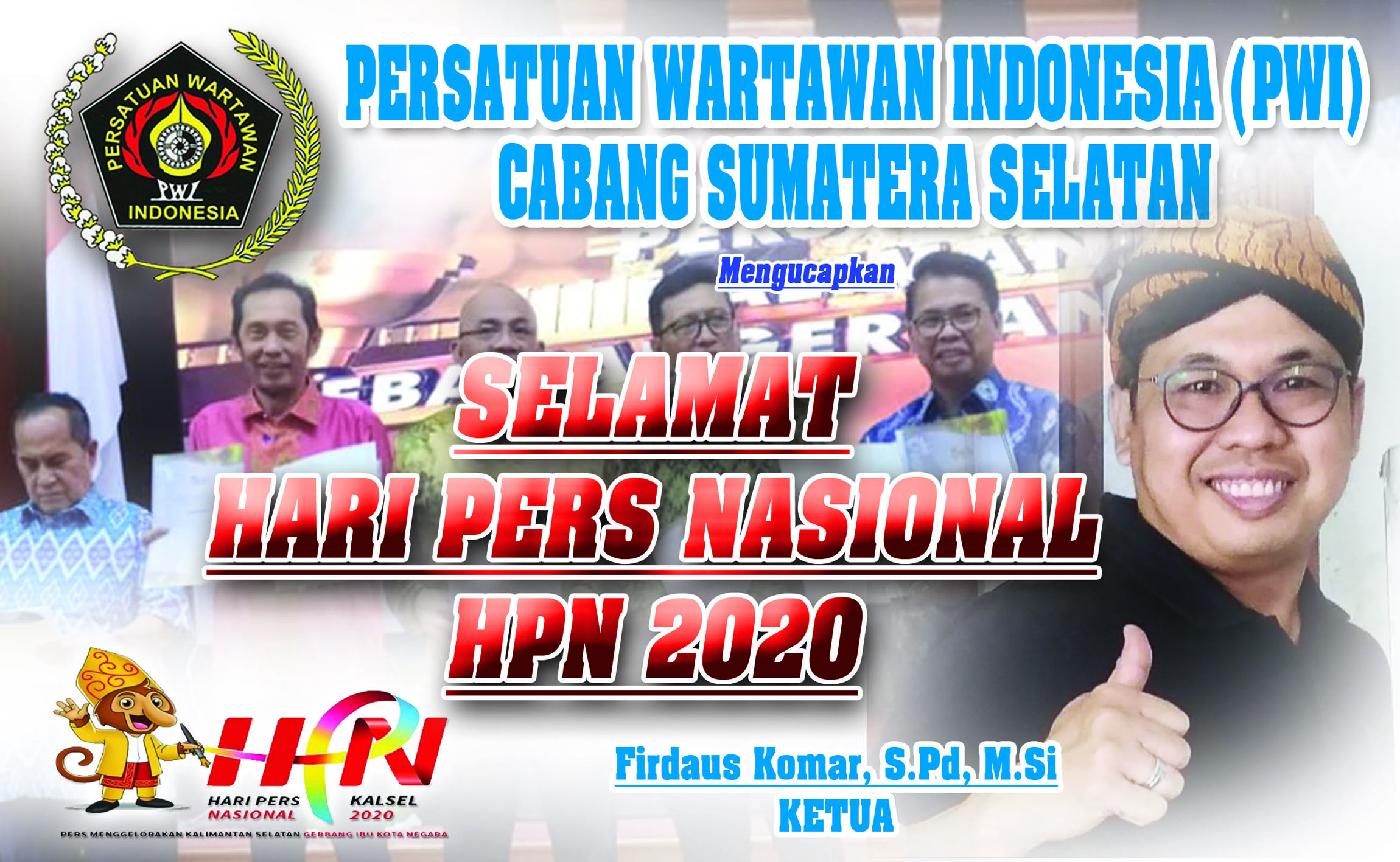 UCAPAN-OK3 Disepakati, HPN dan Porwada Sumsel Digelar 7 - 9 April 2020