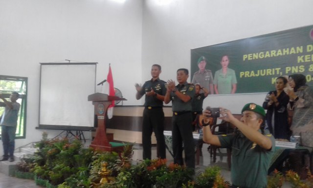 b4-2 Kunker Danrem 044/GAPO ke Markas Kodim 0405 Lahat