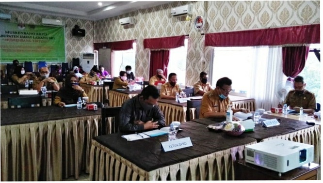 b3-1 Cegah Covid-19, Rapat RKPD Empat Lawang Tahun 2020 Digelar Melalui Vicon