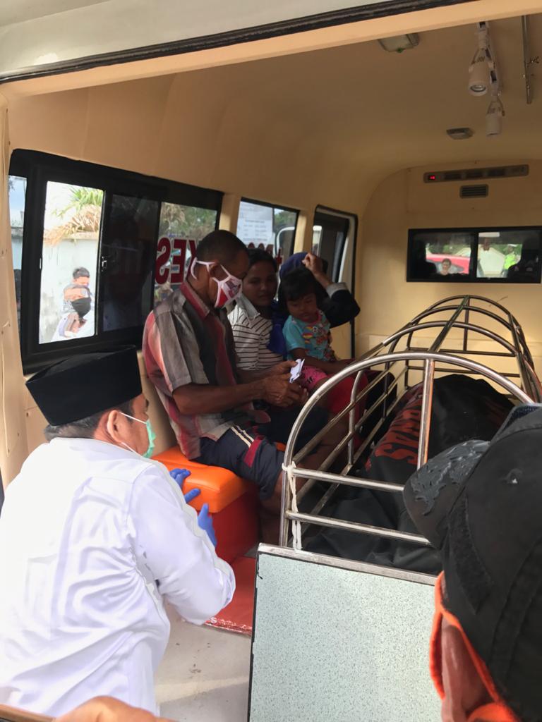 a3-2 Evakuasi Jenazah Korban Speed Boat, Bupati OI Berikan Santunan ke Pihak Keluarga
