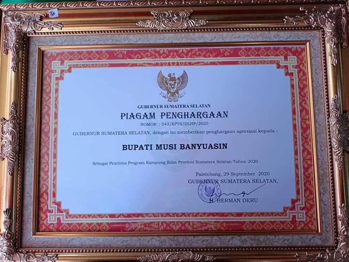 A4 Komitmen Iklim Sehat Muba Tuai Apresiasi dan Penghargaan