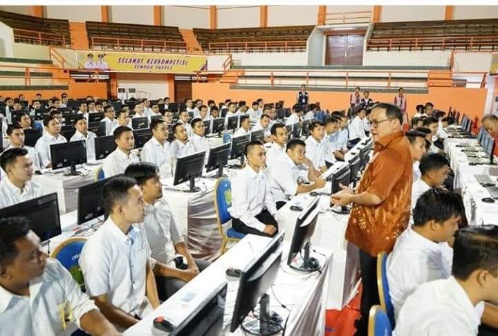 C3-2 564 Peserta CPNS Muba Tes SKB di Kanwil BKN VII Palembang