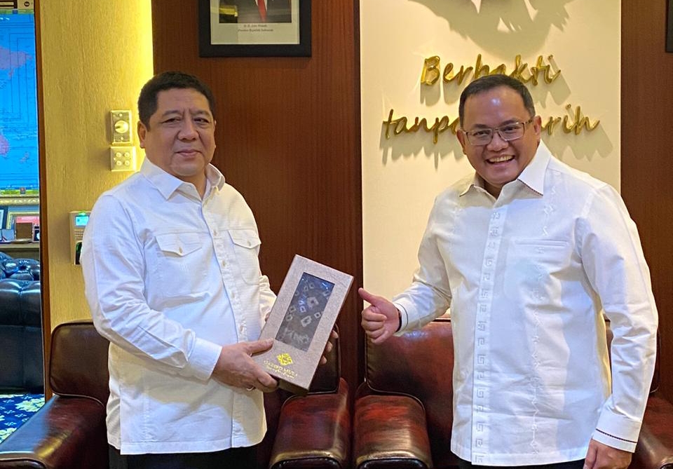 C4-1 Jemput Bola, Bupati Muba Dr Dodi Reza Temui Kepala BAIS