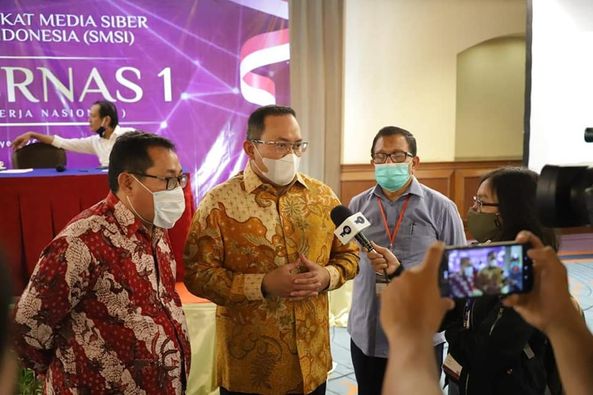 E1-5 Dodi Reza Alex, Ajak SMSI Eksplor Konten Kreatif Di Muba