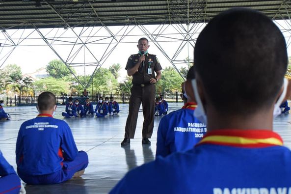 E3 76 Anggota Paskibraka Muba Dibekali Ilmu Hukum oleh Kejaksaan Negeri