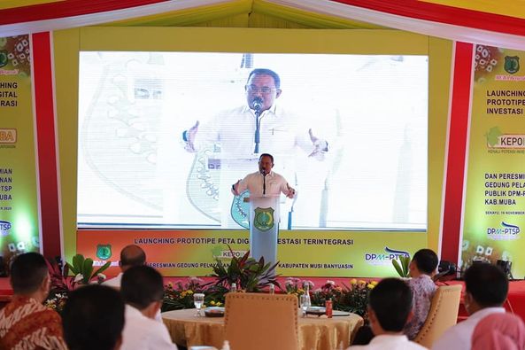 H1 Mudahkan Investasi, Bupati DRA Luncurkan KEPOIN Muba
