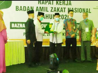 HA2 BAZNAS Muba Raih Predikat Lembaga Terbaik di Tingkat Provinsi Sumsel