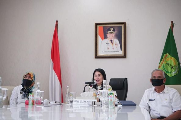 W1 Jadi Narasumber Webinar Nasional, Thia Yufada Pamerkan Gambo Muba