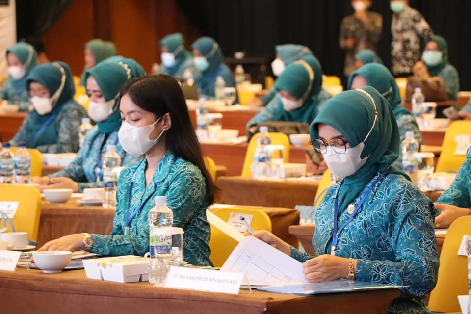 A3-5 TP PKK Muba Hadiri Rakor Tingkat Provinsi Sumsel