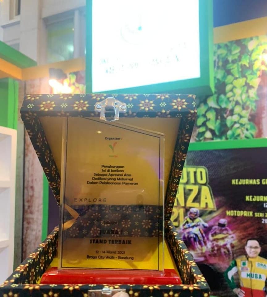 E2A Promosikan Gambo, Muba Sabet Stand Terbaik Pameran di Bandung
