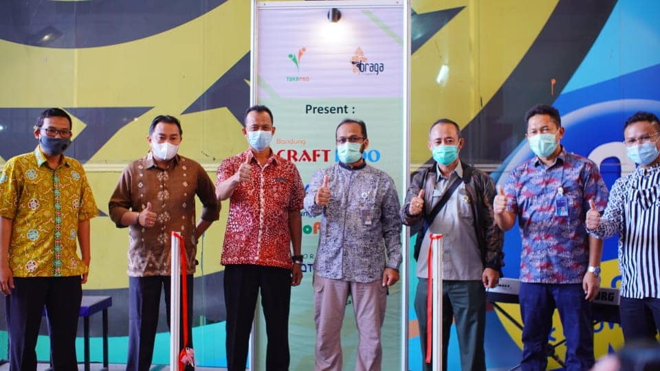 E4 Promosikan Gambo, Muba Sabet Stand Terbaik Pameran di Bandung