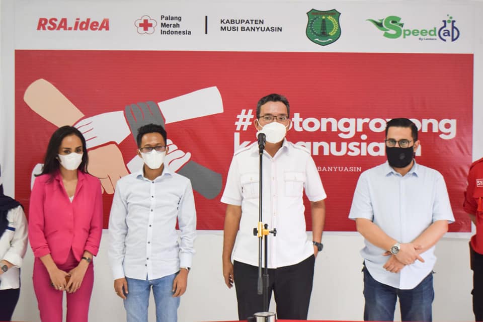 A1-2 Maksimalkan Penanganan COVID-19, PMI Muba Gandeng Speed Lab