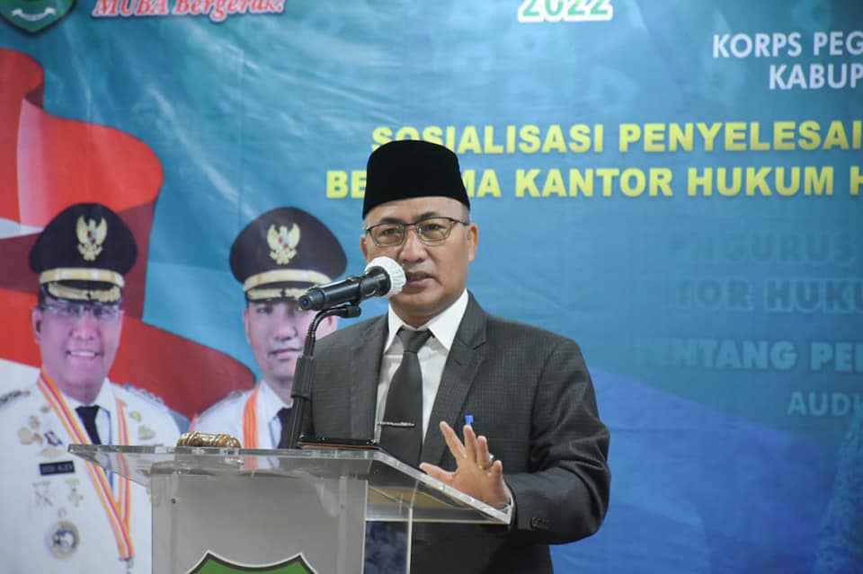 A1-5 Gelar Sosialisasi Penyelesaian Sengketa Hukum, Kontribusi Korpri untuk Muba