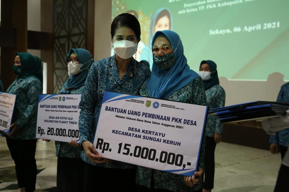 A2-25 Muba Perdana Kucurkan Dana untuk TP PKK Desa Alokasi dari ADDK 2021