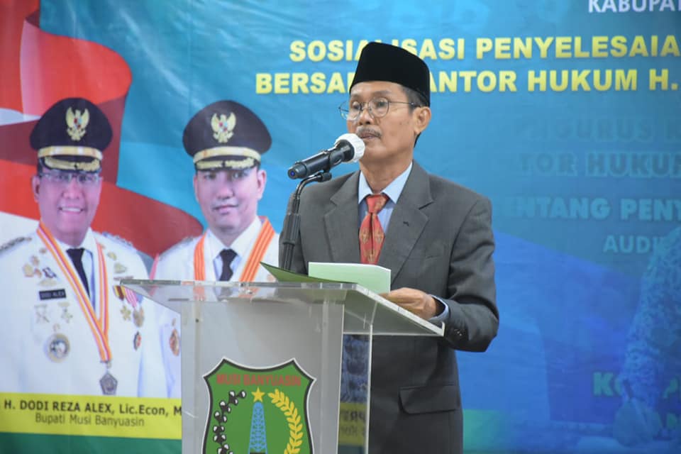 A4-4 Gelar Sosialisasi Penyelesaian Sengketa Hukum, Kontribusi Korpri untuk Muba