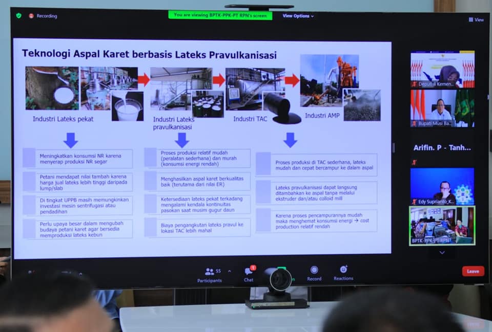 A3-16 Pusat Penelitian Karet Sebut Pengembangan Teknologi Aspal Karet Sangat Tepat Berada di Muba