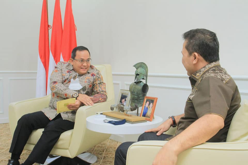 B1-20 Nilai DRA Punya Tradisi Sinergi Baik, Kepala BIN Sumsel Sambangi Muba