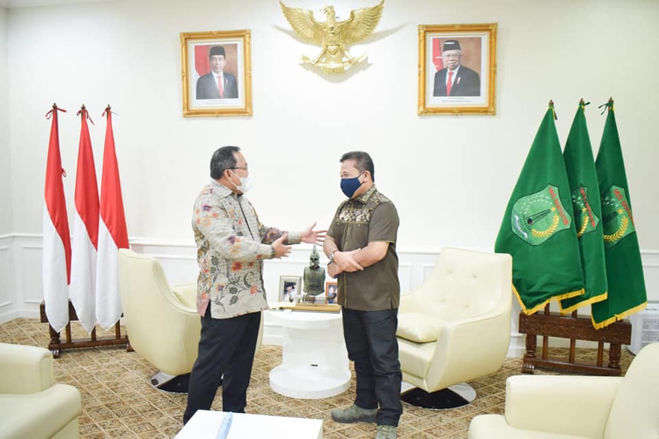 B2-21 Nilai DRA Punya Tradisi Sinergi Baik, Kepala BIN Sumsel Sambangi Muba