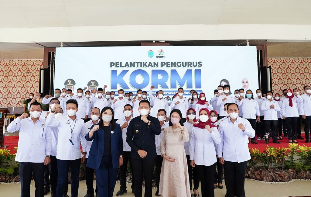 A2-1-1024x648 Bupati Panca Wijaya Akbar, SH Hadiri Pelantikan KORMI Masa Bakti 2022-2026