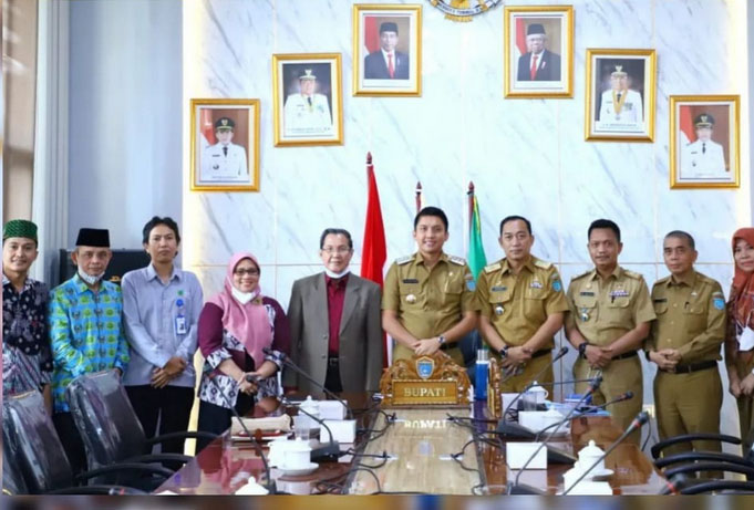 E2X Bupati Ogan Ilir, Panca Wijaya Akbar, SH Terima Audiensi Institut Agama Islam Al-Qur'an Al-Ittifaqiah Indralaya