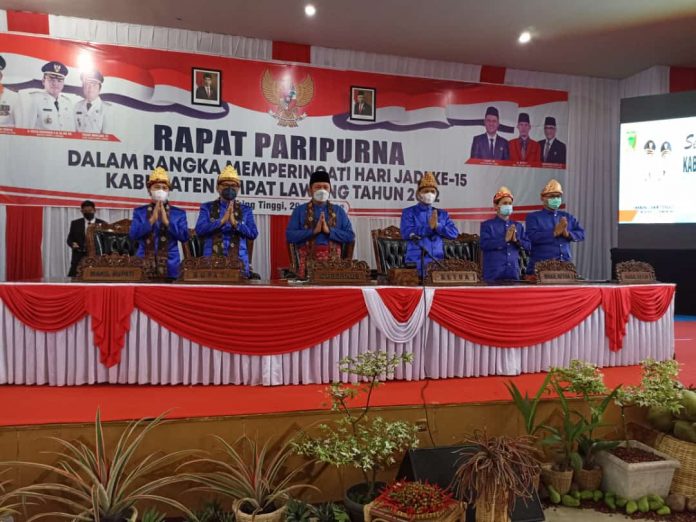 Z1 Rapat Paripurna Peringatan Hari Jadi Ke -15 kabupaten Empat Lawang