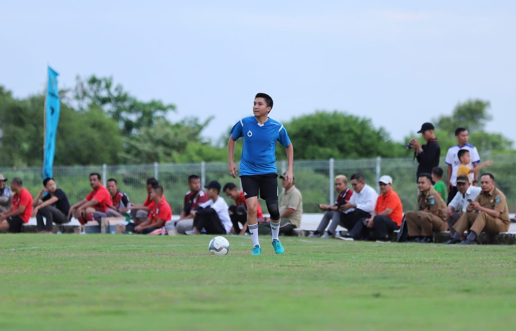 D1-1024x656 Laga Exibition Pemkab Ogan Ilir - Ponpes Raudhatul Ulum:  Junjung Tinggi Sportivitas