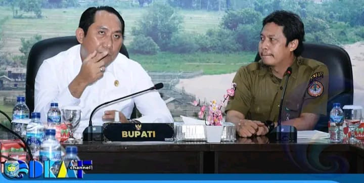 B3-1 Evakuasi Pemindahan Gajah, Bupati OKUS Popo Ali Martopo BCom Memimpin Langsung Rapat Koordinasi