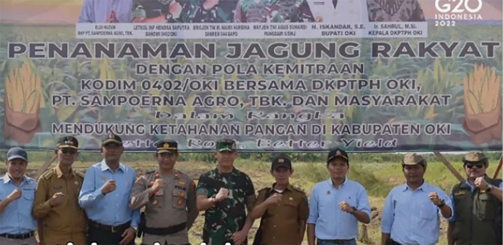 B5-1024x499 Antisipasi Krisis Pangan, 600 Ha lahan di OKI jadi Ladang Jagung Produktif