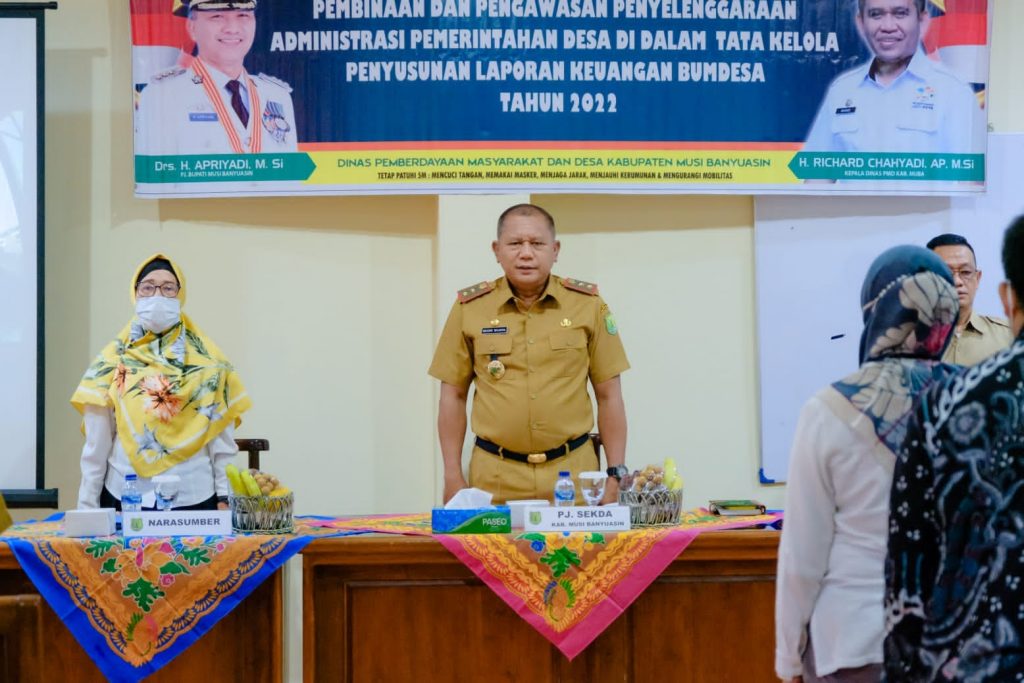E1-4-1024x683 Tingkatkan Pengetahuan Pemerintahan Desa dan Pengelola Bumdesa, Pemkab Muba Gelar Bimtek