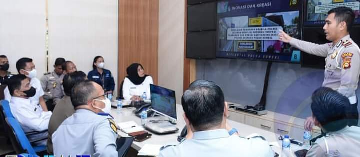 c2 Sat Lantas Polres OKU Selatan Gelar Rapat Koordinasi Lomba Pembentukan Kampung Tertib Lalu Lintas Tahun 2022