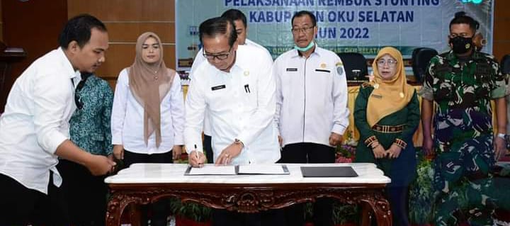 g1-2 Dukung Pertumbuhan Anak Sempurna, Pemkab OKU Selatan Komitmen Tekan Angka Stunting
