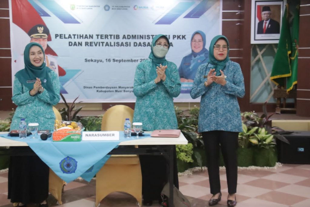 A1-3-1024x683 Tingkatkan Pengetahuan Administrasi, TP PKK Muba Gelar Pelatihan