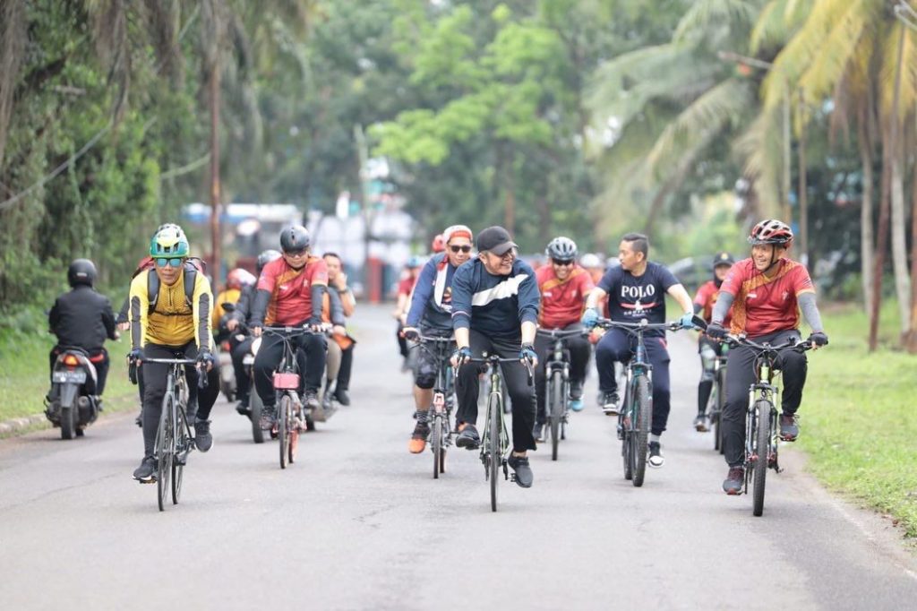 A8-1024x682 Meriahkan HUT TNI ke 77, Herman Deru Gowes Bersama Forkopimda Sejauh 10 KM